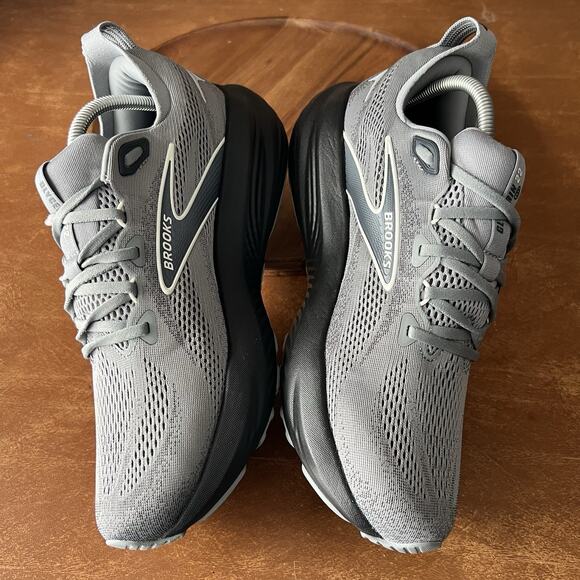 Brooks Glycerin 22 Cushion Primer Grey Black Running Sneakers Shoes Men's 10.5 - Picture 8 of 16
